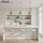 Cargar imagen en el visor de la Galería, Lámpara Colgante Verdoma Colorida en Forma de Calabaza Bauhaus - Diseño Artístico para Iluminación de Isla de Cocina