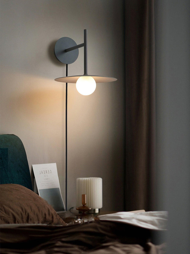 Gea Iron Plug-In Wall Light with Inline Switch - product image 6