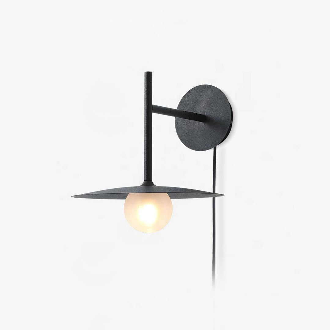 Gea Iron Plug-In Wall Light with Inline Switch - product image 1