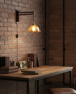Load image into Gallery viewer, Five-Style Vintage Glass Plug-In Wall Lamp product view
