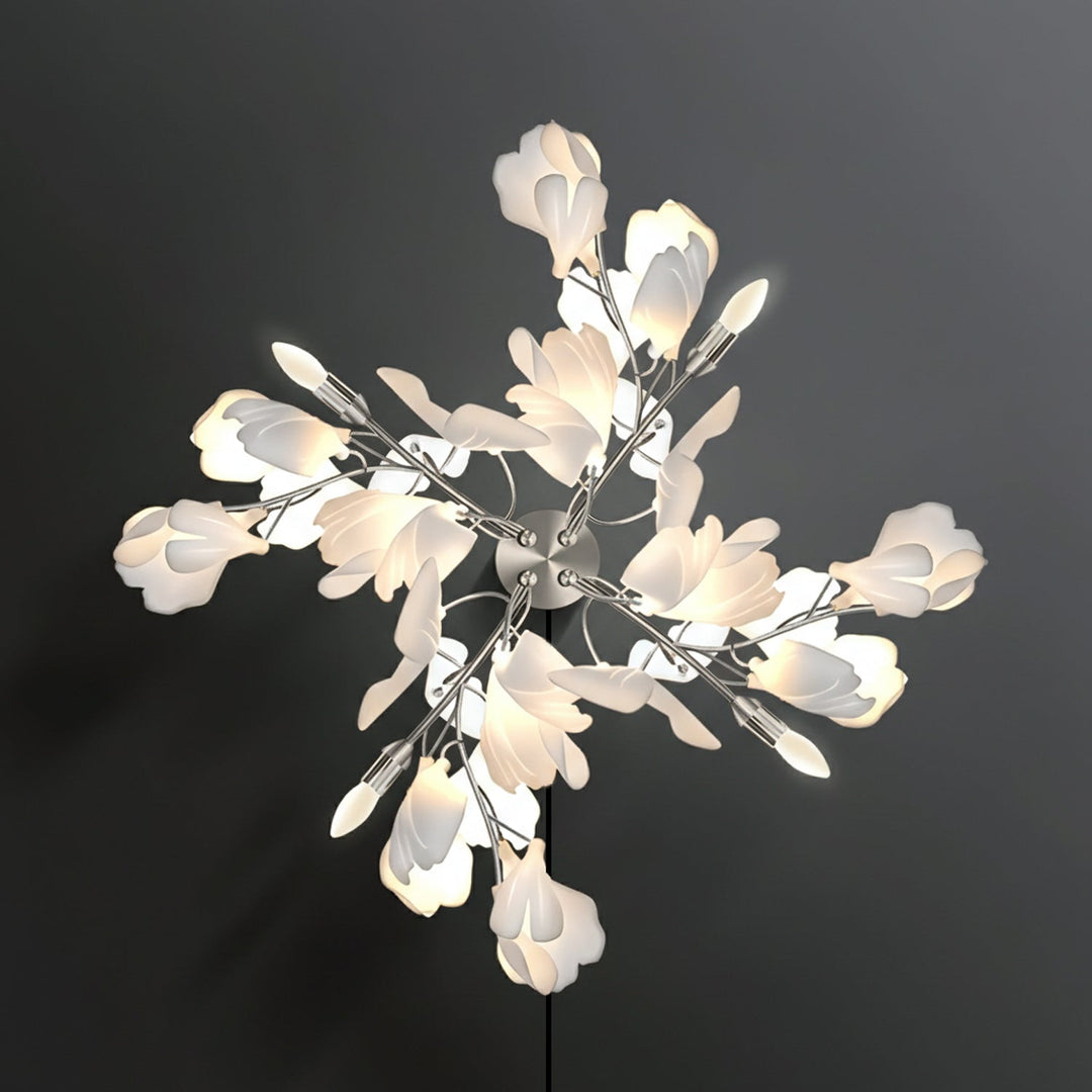 Gingko Flowers Brass Plug-In Wall Light - product image 20