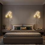 Cargar imagen en el visor de la Galería, Ginkgo Leaf Gold and Acrylic Plug-In Wall Sconce product view 11