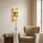 Cargar imagen en el visor de la Galería, Looped Reeded Glass Plug-In Wall Sconce - product view 13