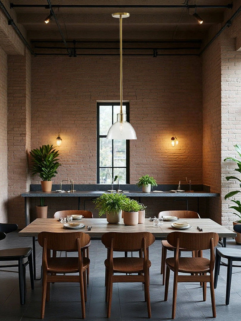Colección de lámparas colgantes de cristal Glavira: vidrio reciclado para la cocina