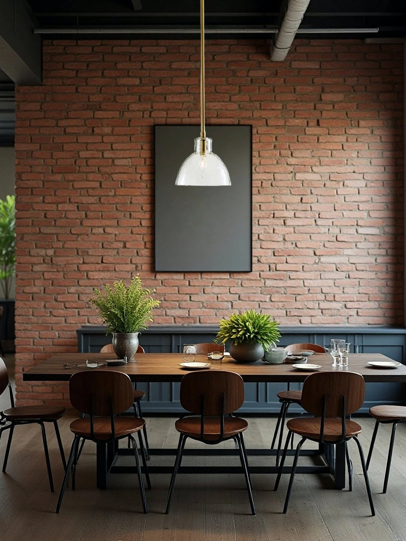 Colección de lámparas colgantes de cristal Glavira: vidrio reciclado para la cocina