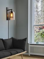 Charger l'image dans la visionneuse de galerie, Glass Tubular Plug-In Wall Light with Inline Switch - product image 5