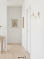 Load image into Gallery viewer, Glavira Recycled Glass Wall Sconce - Modern Bathroom Vanity Light
