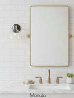Load image into Gallery viewer, Glavira Recycled Glass Wall Sconce - Modern Bathroom Vanity Light
