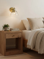 Load image into Gallery viewer, Glavira Recycled Glass Wall Sconce - Modern Bathroom Vanity Light
