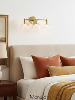 Load image into Gallery viewer, Glavira Recycled Glass Wall Sconce - Modern Bathroom Vanity Light
