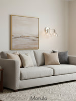 Load image into Gallery viewer, Glavira Recycled Glass Wall Sconce - Modern Bathroom Vanity Light
