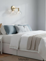 Load image into Gallery viewer, Glavira Recycled Glass Wall Sconce - Modern Bathroom Vanity Light

