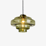 Load image into Gallery viewer, Koloro Colored Glass Shade Pendant Lamp – Adjustable Suspension Modern Interior Lighting Fixture
