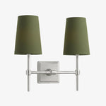 Load image into Gallery viewer, Rowan Elegant White-Linen Shade Wall Lamp – Retro Metal Wall Light for Bedroom &amp; Hallway