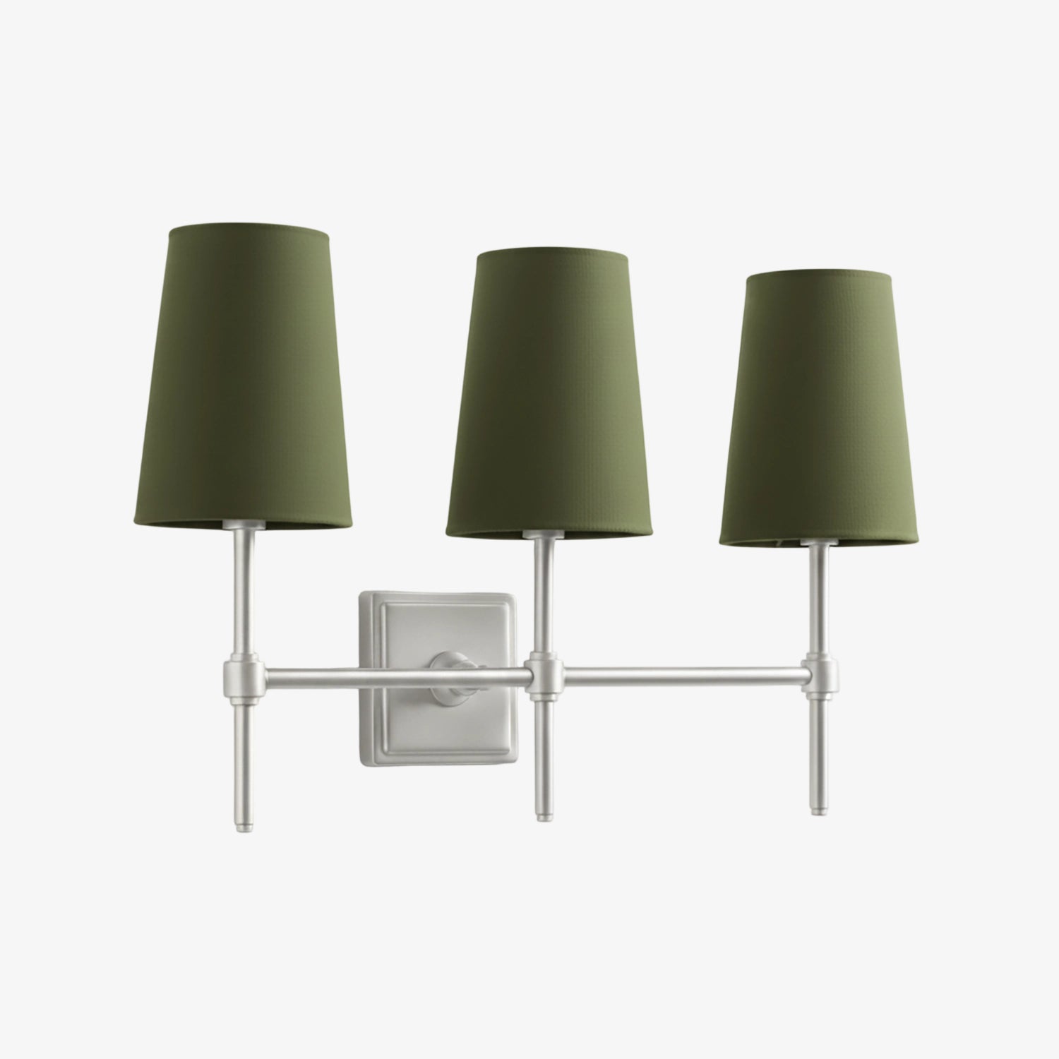 Rowan Elegant White-Linen Shade Wall Lamp – Retro Metal Wall Light for Bedroom & Hallway