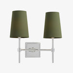 Load image into Gallery viewer, Rowan Elegant White-Linen Shade Wall Lamp – Retro Metal Wall Light for Bedroom &amp; Hallway