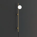 Load image into Gallery viewer, Sculptural Glass Plug-In Wall Light - product image 52
