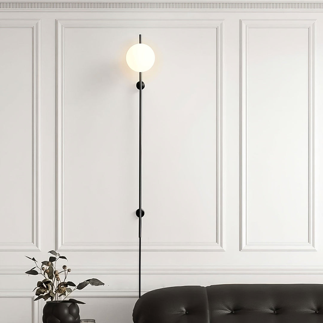 Sculptural Glass Plug-In Wall Light - product image 3
