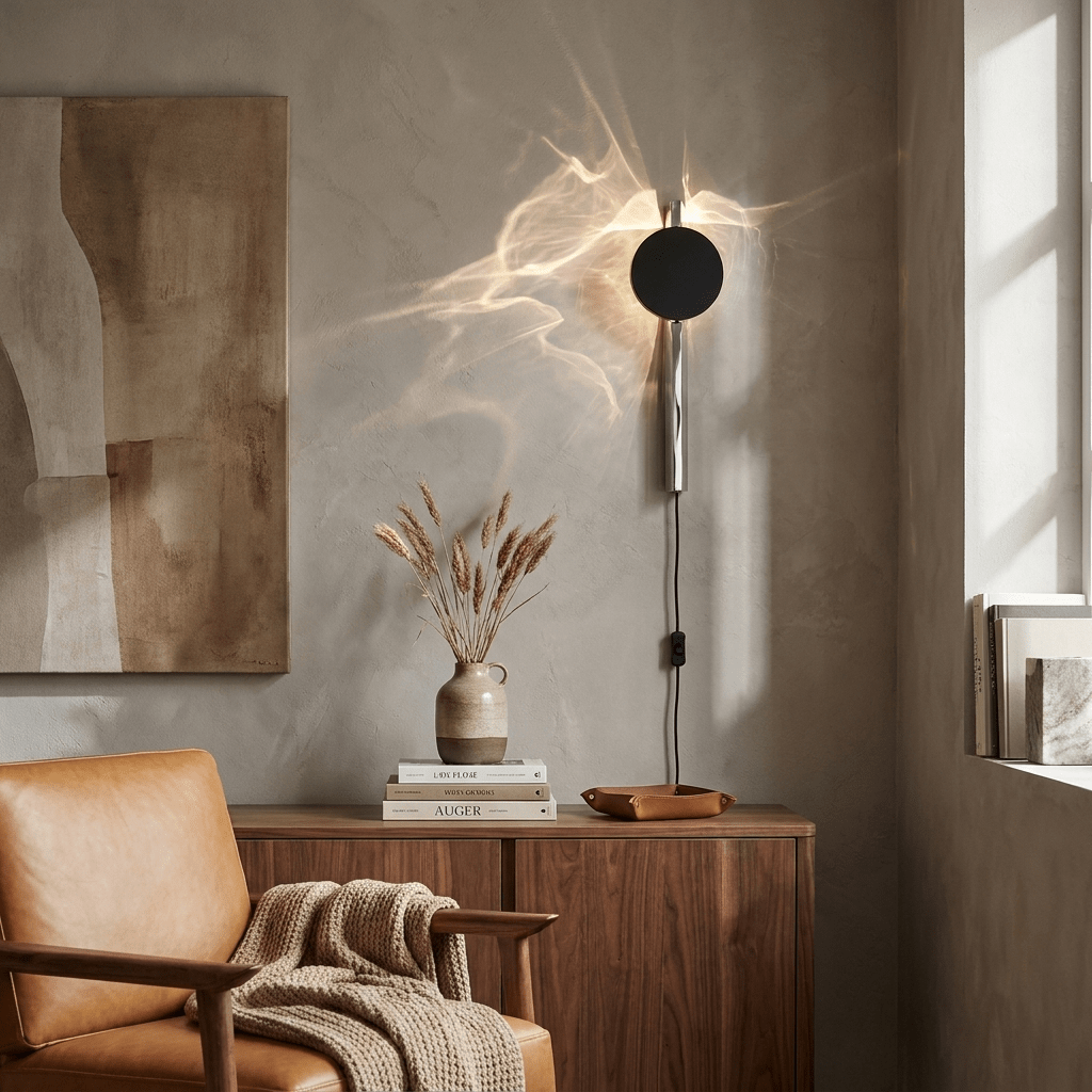 Kinetic Shadow Plug-In Wall Light with Inline Switch - product image 5