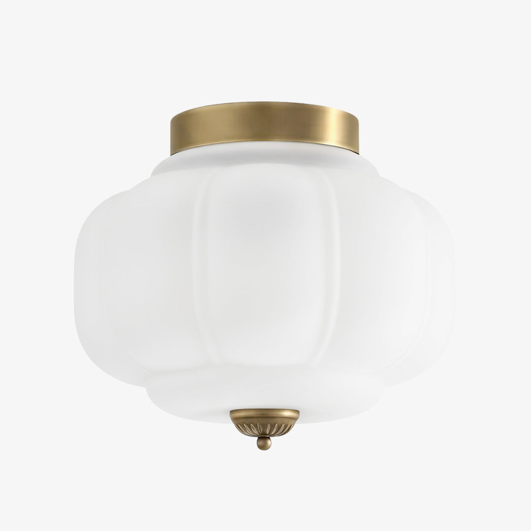 Retro Milk Semi Flush Mount Eloise Deckenleuchte