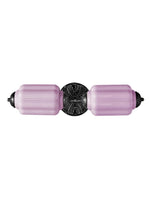Cargar imagen en el visor de la Galería, Aplique de pared horizontal Eloise de cristal vintage americano con forma de farol
