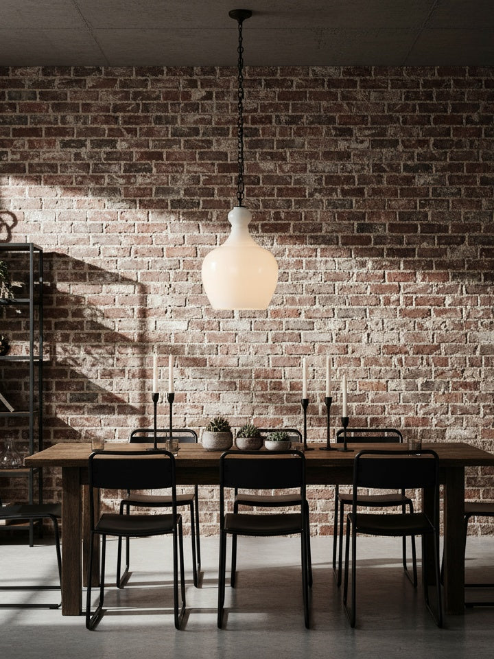 Lawson Glass Pendant Light – Modern Recycled Glass With Chain Design
