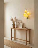 Load image into Gallery viewer, Ruffled Floral Rechargeable Wall Sconce - product view 11