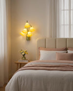 Load image into Gallery viewer, Ruffled Floral Rechargeable Wall Sconce - product view 7