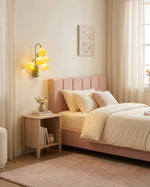 Load image into Gallery viewer, Ruffled Floral Rechargeable Wall Sconce - product view 12