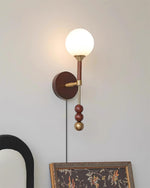Bild in Gallery-Viewer laden, Geometric Orb Plug-In Wall Sconce product view 2