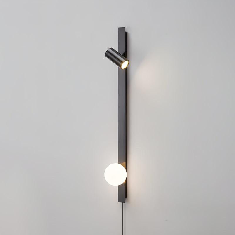 Long Arm Brass Plug-In Wall Light - product image 6