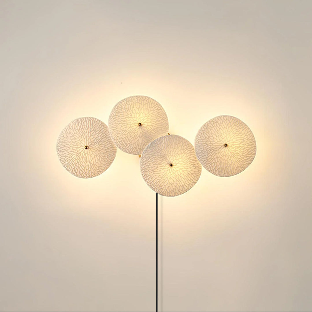 Lotus Petal Ceramic Plug-In Wall Light - product image 10