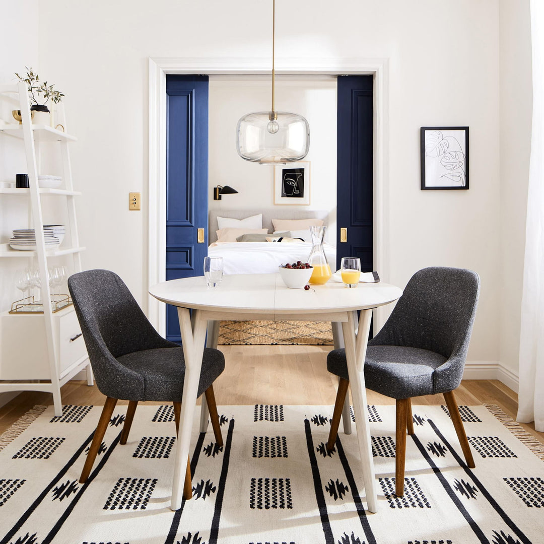 Lámpara colgante Lumivelle con pantalla de cristal escultórica: lámpara moderna para cocina y comedor.