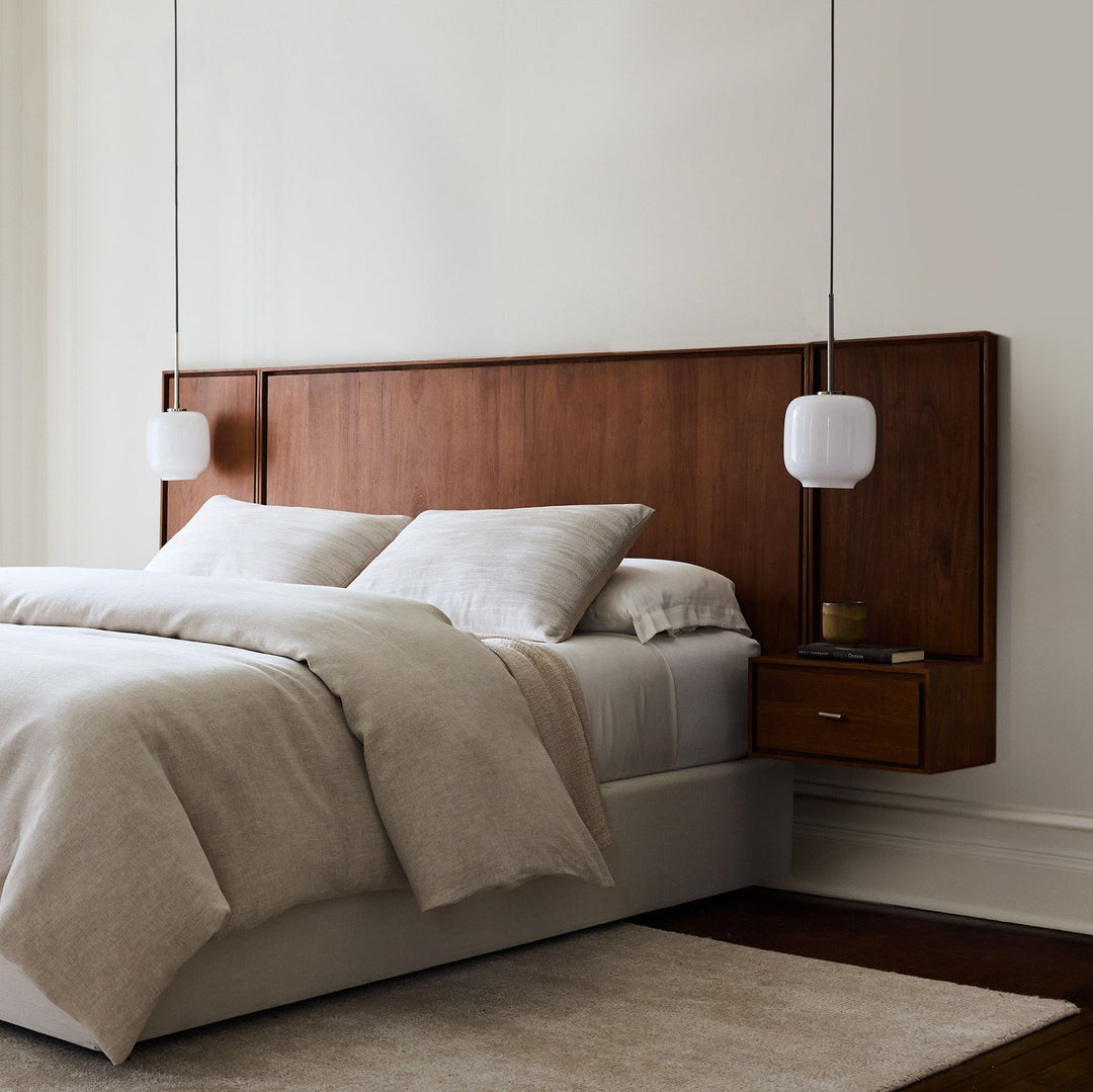 Lámpara colgante Lumivelle con pantalla de cristal escultórica: lámpara moderna para cocina y comedor.