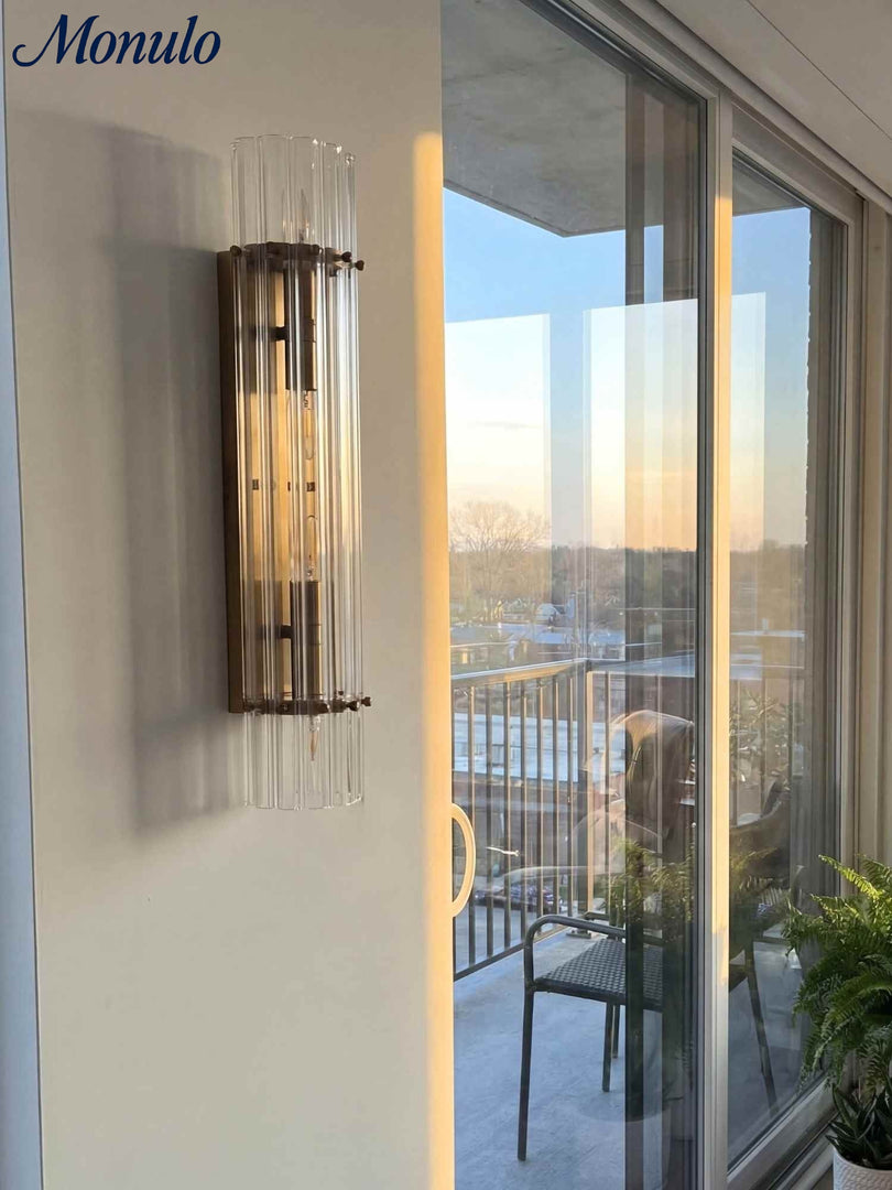 Lumora Crystal Up Down Wandleuchte – Doppel-Wandleuchte für Schlafzimmer