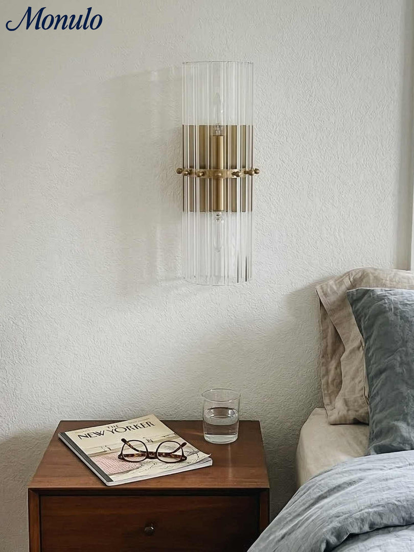 Lumora Crystal Up Down Wandleuchte – Doppel-Wandleuchte für Schlafzimmer