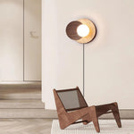 Load image into Gallery viewer, Lunar Eclipse Travertine Plug-In Wall Light - product image 3