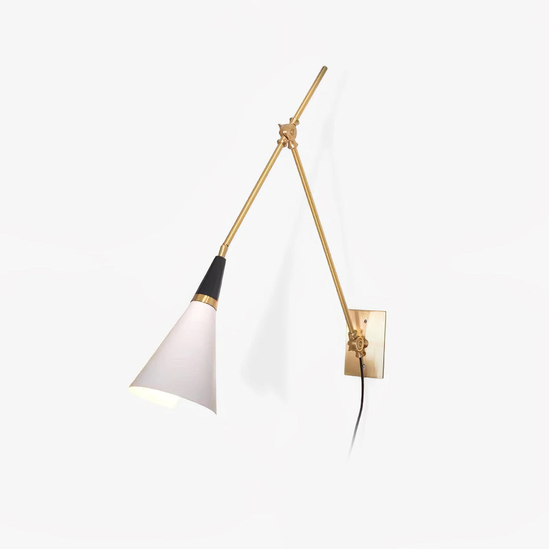 Magari Brass Plug-In Wall Light - product image 1