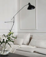 Load image into Gallery viewer, Adjustable Long-Reach Black Wall Lamp product view 8
