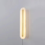 Bild in Gallery-Viewer laden, Alabaster Rounded Plug-In Wall Light with Inline Switch - product image 7