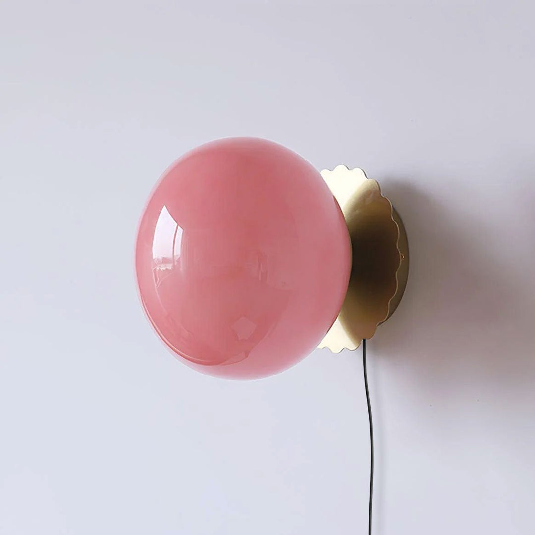 Marshmallow Tinted-Glass Plug-In Wall Light - product image 10