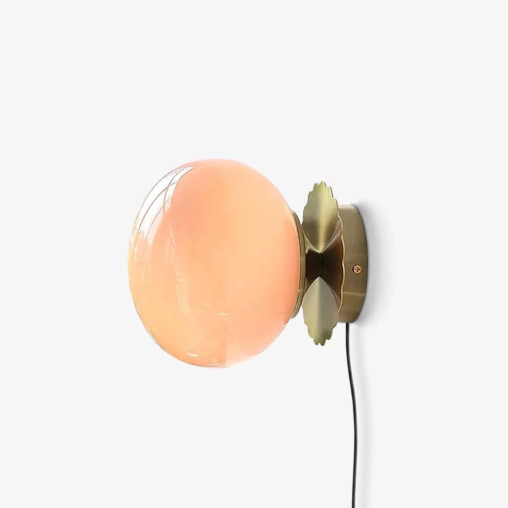 Marshmallow Tinted-Glass Plug-In Wall Light - product image 1