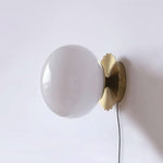Load image into Gallery viewer, Marshmallow Tinted-Glass Plug-In Wall Light - product image 15