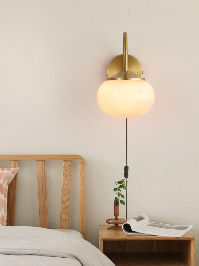 Marshmallow Glass Plug-In Wall Light - product image 4