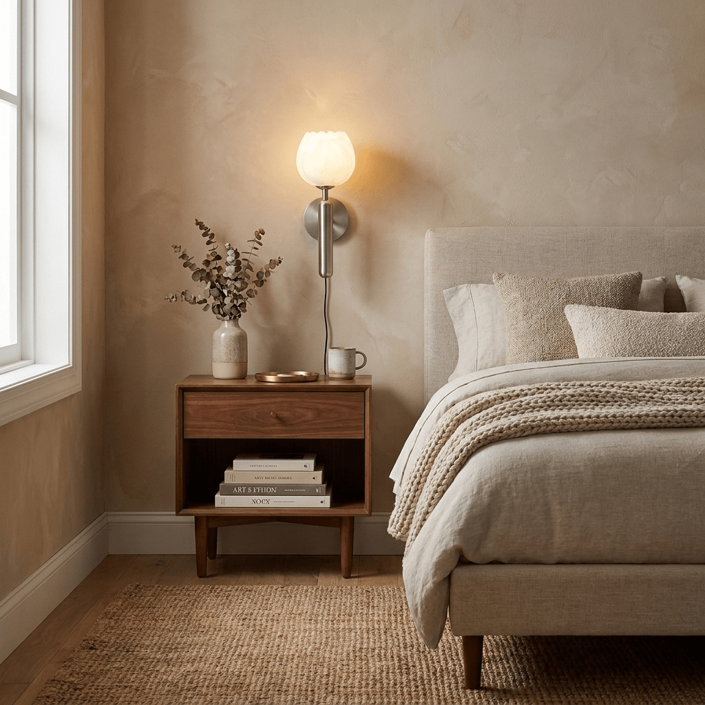 Mian Alabaster Plug-In Wall Light with Inline Switch - product image 3