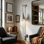 Bild in Gallery-Viewer laden, Microcement Wood Plug-In Wall Light - product image 8