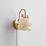 Bild in Gallery-Viewer laden, Bow-Topped Glass Bell Plug-In Wall Sconce product view 22