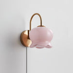 Bild in Gallery-Viewer laden, Bow-Topped Glass Bell Plug-In Wall Sconce product view 25