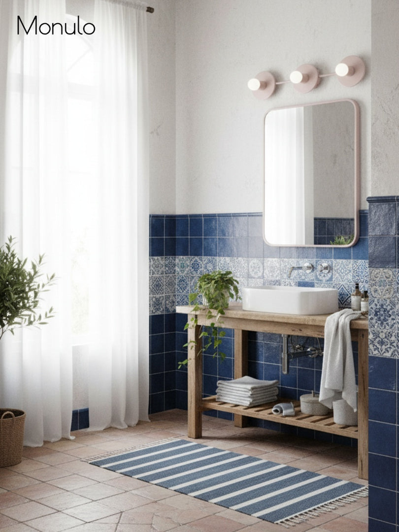 Minimalistische 3-Licht-Wandlampe für das Badezimmer – Mehrere Farboptionen verfügbar