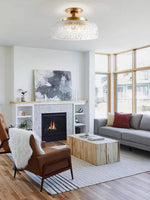 Load image into Gallery viewer, Contemporary Minimalist Glass Ceiling Light
